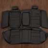 Acura TSX Leather Seat Kit - Black - Rear seat upholstery w/ Armrest % Bolsters