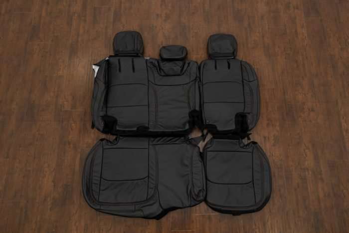 Jeep Wrangler JL leather seat kit - Black - Front sat upholstery