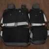 Back view of rear seat upholstery