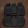 Volkswagen Passat Sedan Leather Seat Kit - Black - Rear seat upholstery w/ Armrest