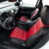 Toyota Tacoma double cab with installed leather seats - Black & Bright Red
