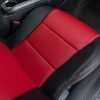 Front seat cushion with perforation close-up