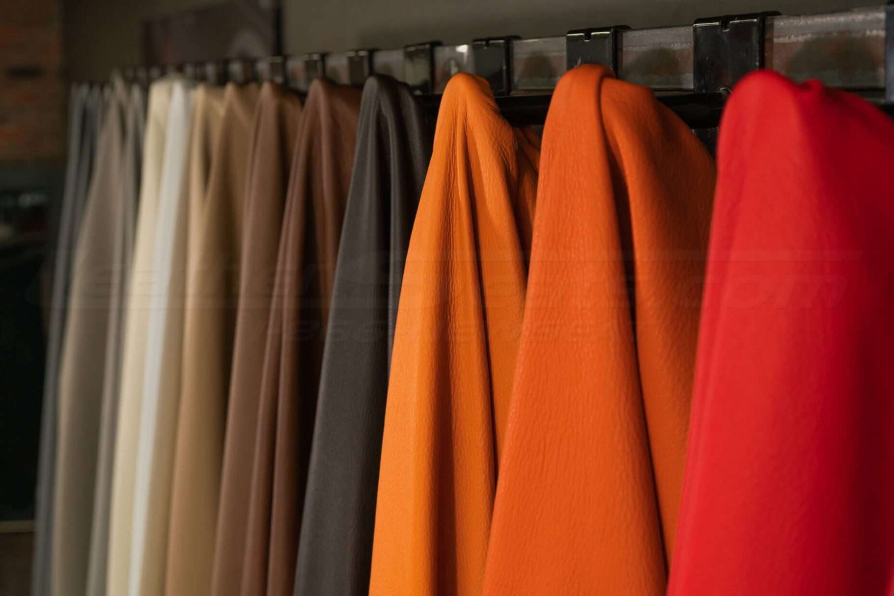 Alternate angle of colored hides