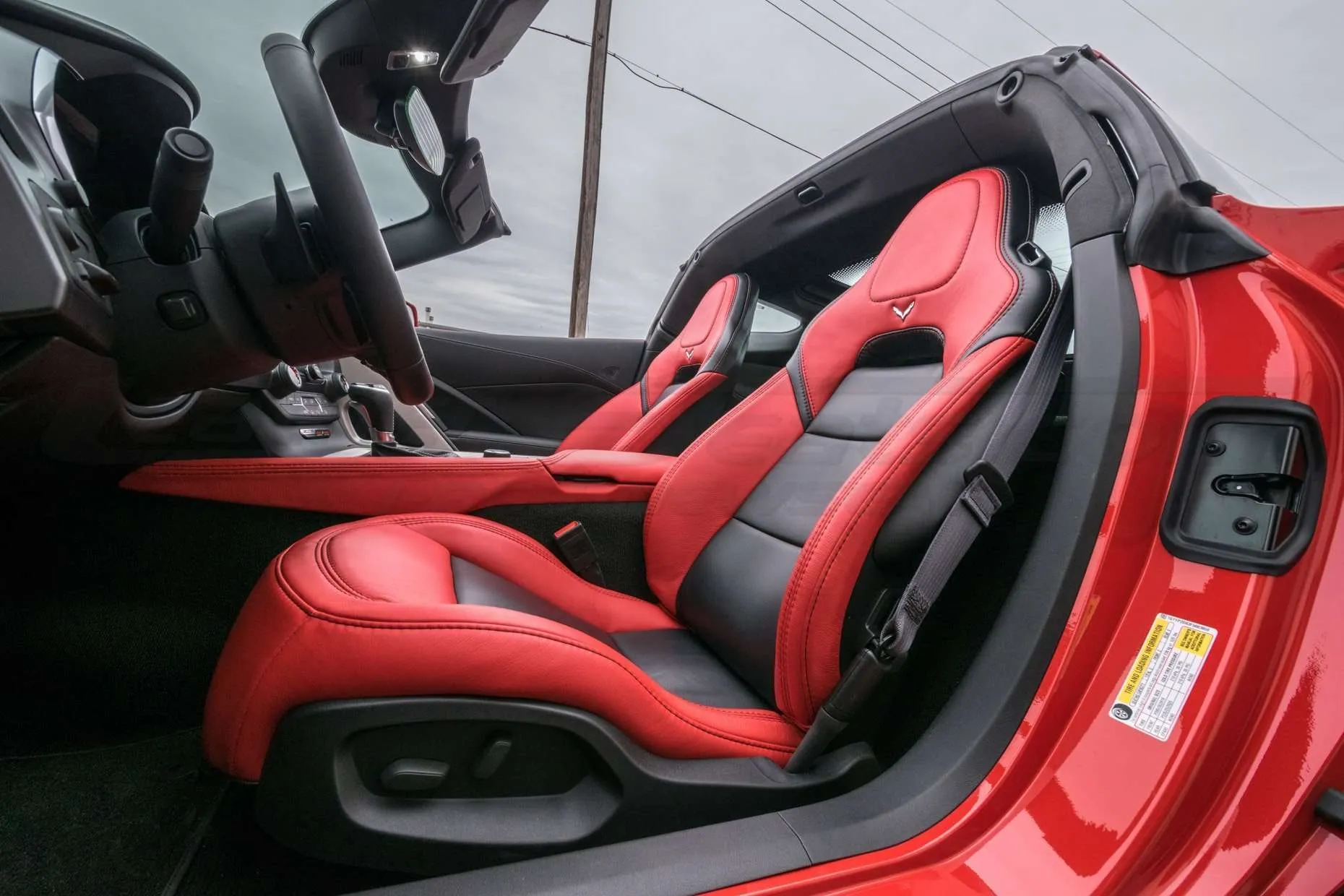 Alternative angle of front driver's seat