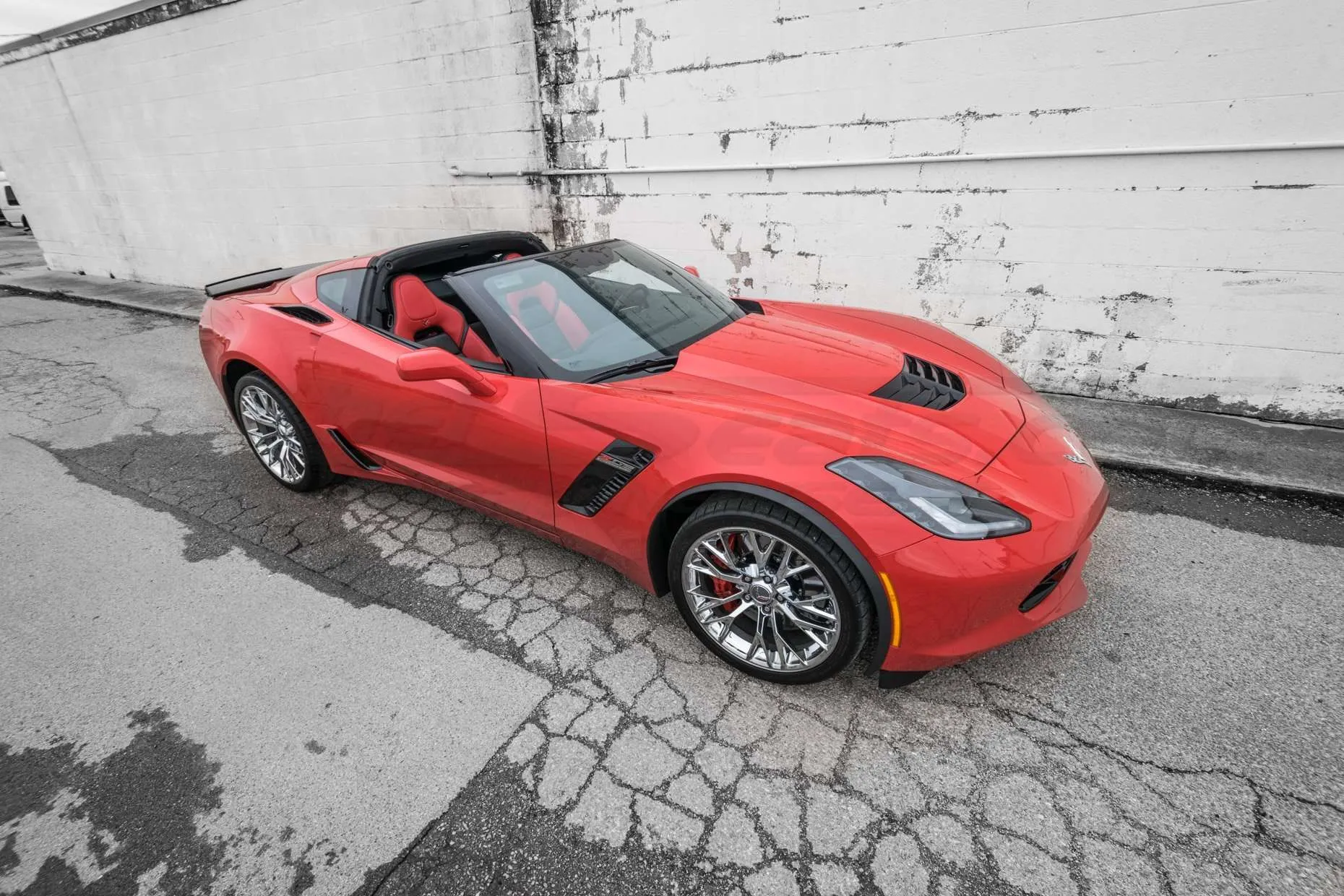 C7 Chevrolet Corvette with LeatherSeats.com installed seats