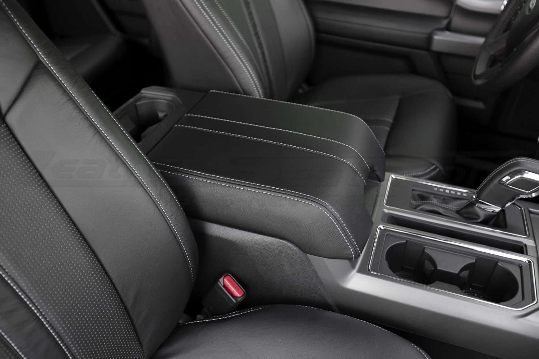2015-2020 Ford F150 Custom Leather Console Lid Cover