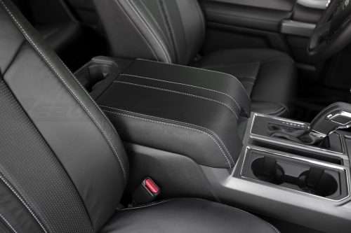 2015-2020 Ford F150 Custom Leather Console Lid Cover