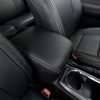 Custom leather console lid from passenger side