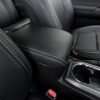 Black leather console lid with white constrast sitching - 2016-2022 Toyota Tacoma