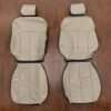 2013-2014 Subaru Outback Wagon Leather Seat Kit - Black & Dune - Front seat upholstery