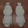 BMW 3 Series leather seat kit - Frost - Front seat upholstery w/ leg extensions