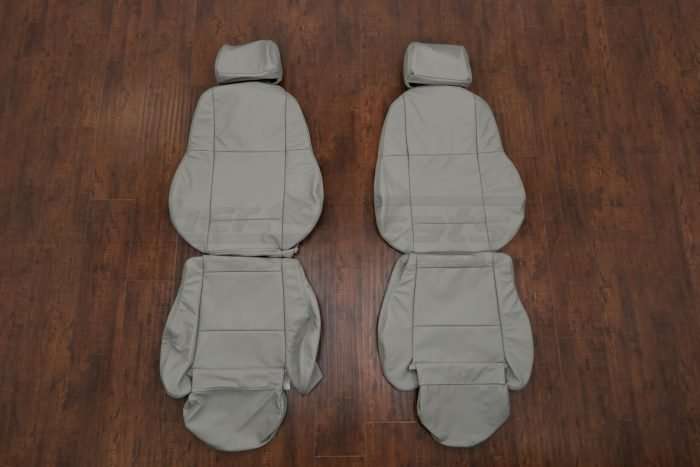 BMW 3 Series leather seat kit - Frost - Front seat upholstery w/ leg extensions
