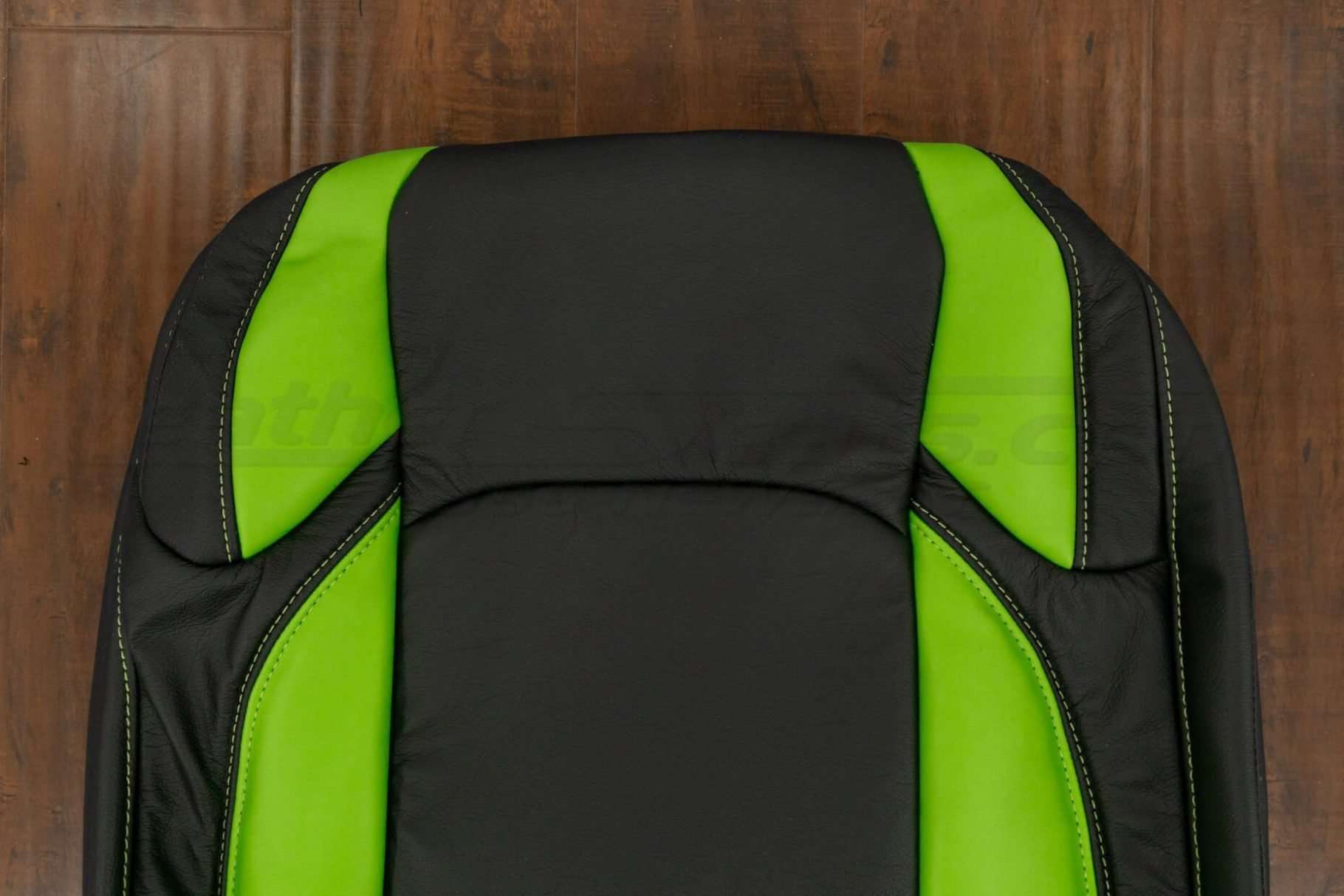 Upper section of front backrest