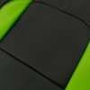 Black insert leather texture with lime green wings
