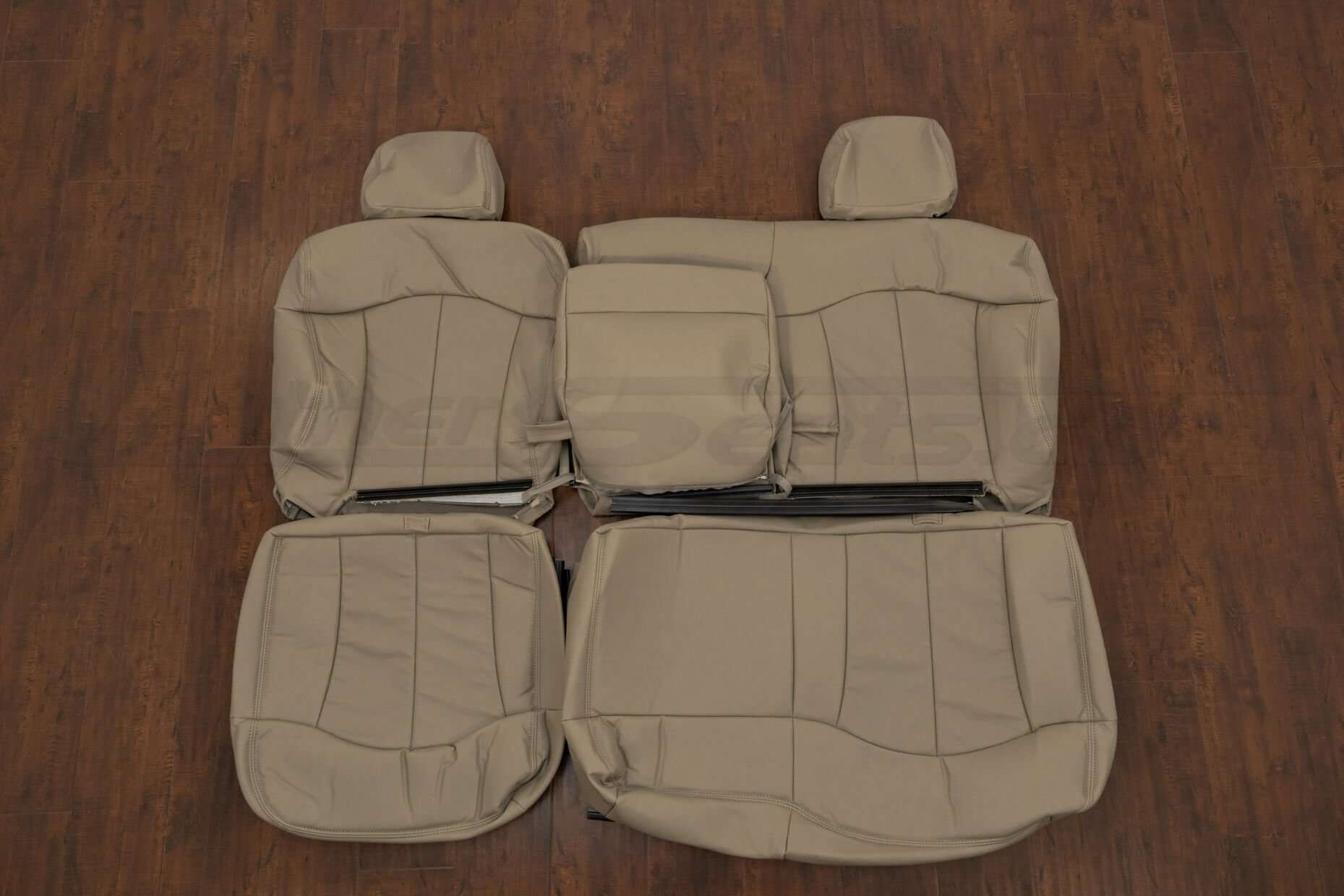 2001 Chevy Tahoe Leather Seat Kit - Shale - Rear seat upholstery w/ Armrest