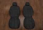 Subaru Outback Premium leather seat kit - Black - Front seat upholstery