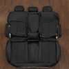Subaru Outback Leather Seat Kit - Black - Rear seat upholstery with Armrest and Bolsters