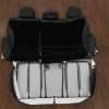 Back view of rear seat upholstery and bolsters
