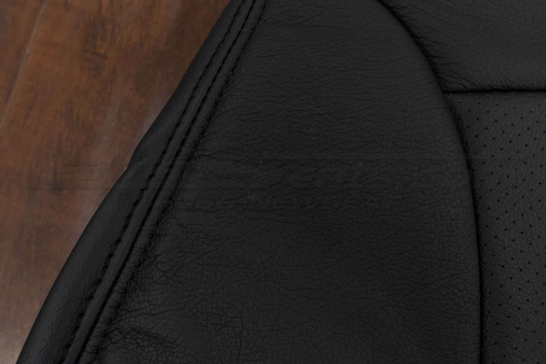 Black double-stitching
