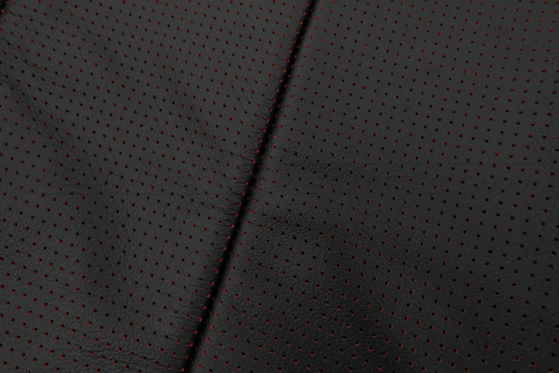 Red Piazza Perforation close-up