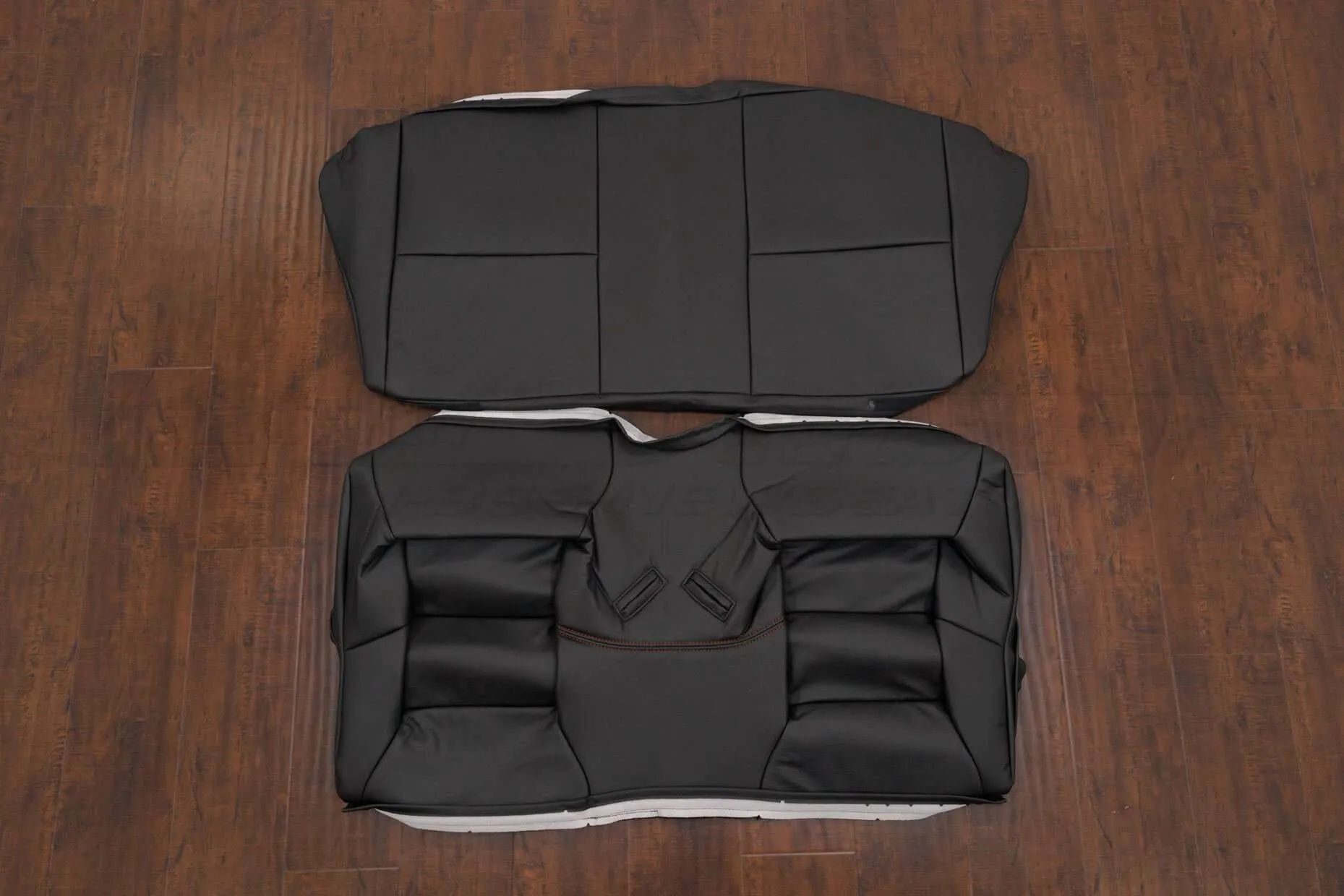Nissan 300ZX 2+2 Coupe Leather Seat Kit - Black - Rear seat upholstery