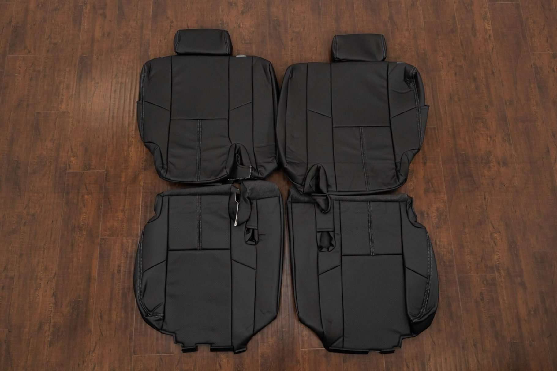 Chevy Tahoe Leather Seat Kit - Black - Third Row Upholstery