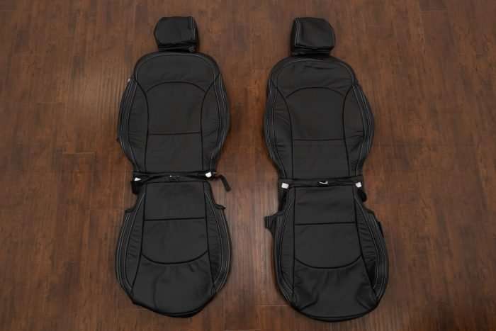 2019-2022 Kia Forte LEather Seat Kit - Black - Front seat upholstery