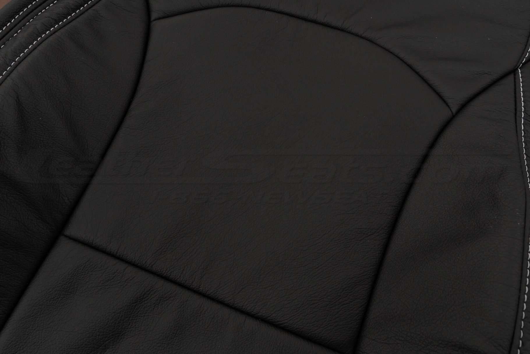 Black insert leather texture