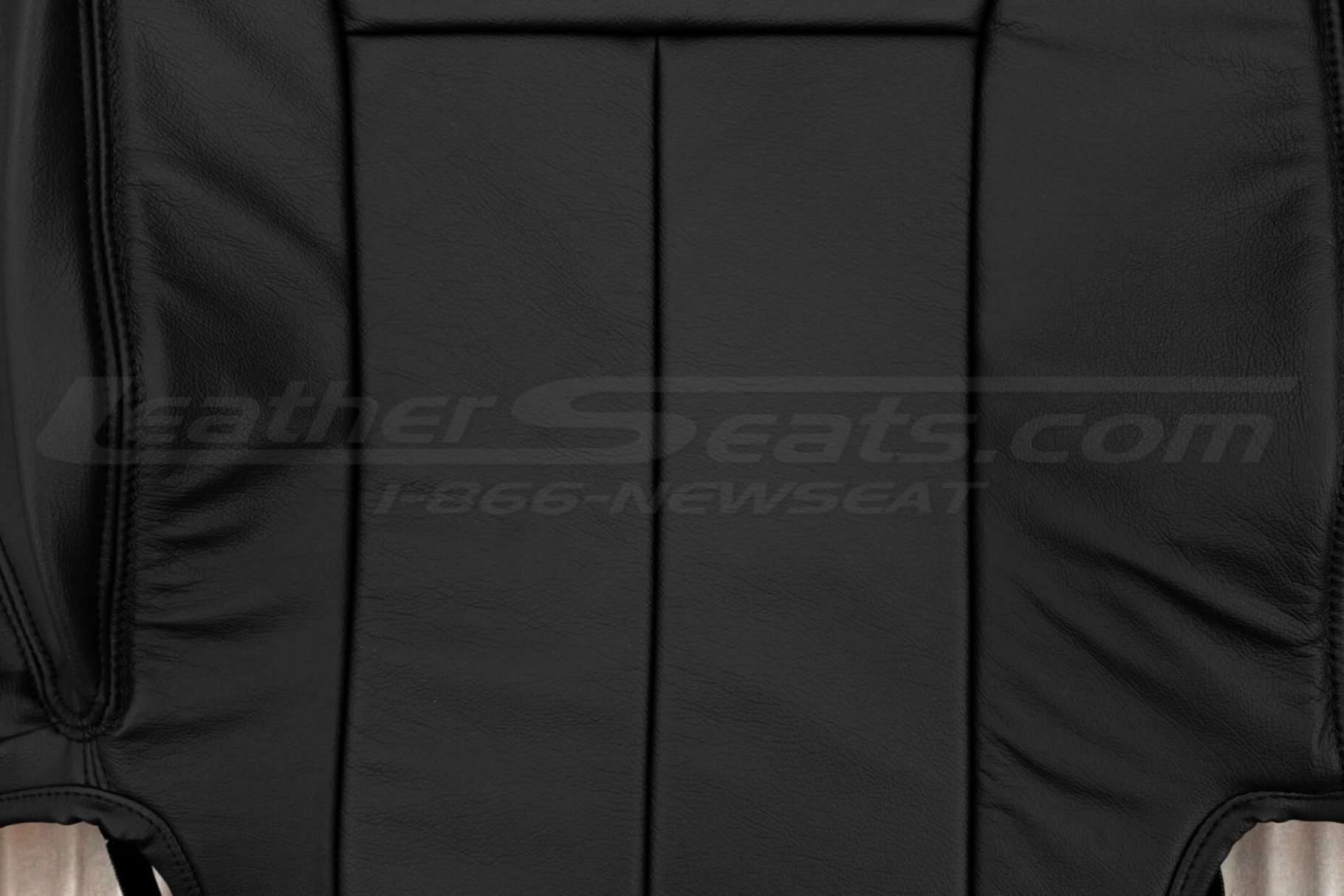 Insert section of backrest upholstery