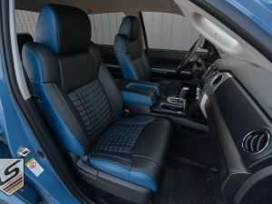 2019 Toyota Tundra with quilted leather seats - Front passenger seat