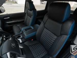 Front backrest and headrest section - Driver's side