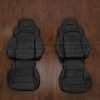 Chevrolet C6 Corvette Leather Seat Kit - Black - Front seat upholstery