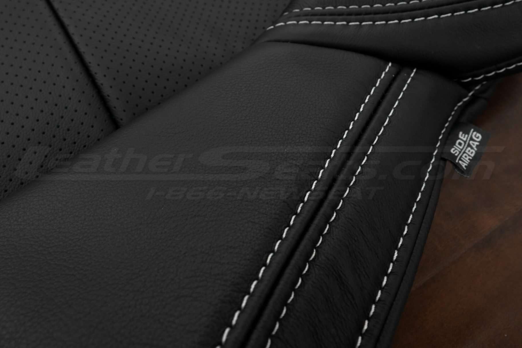 Dove Grey contrasting double-stitching