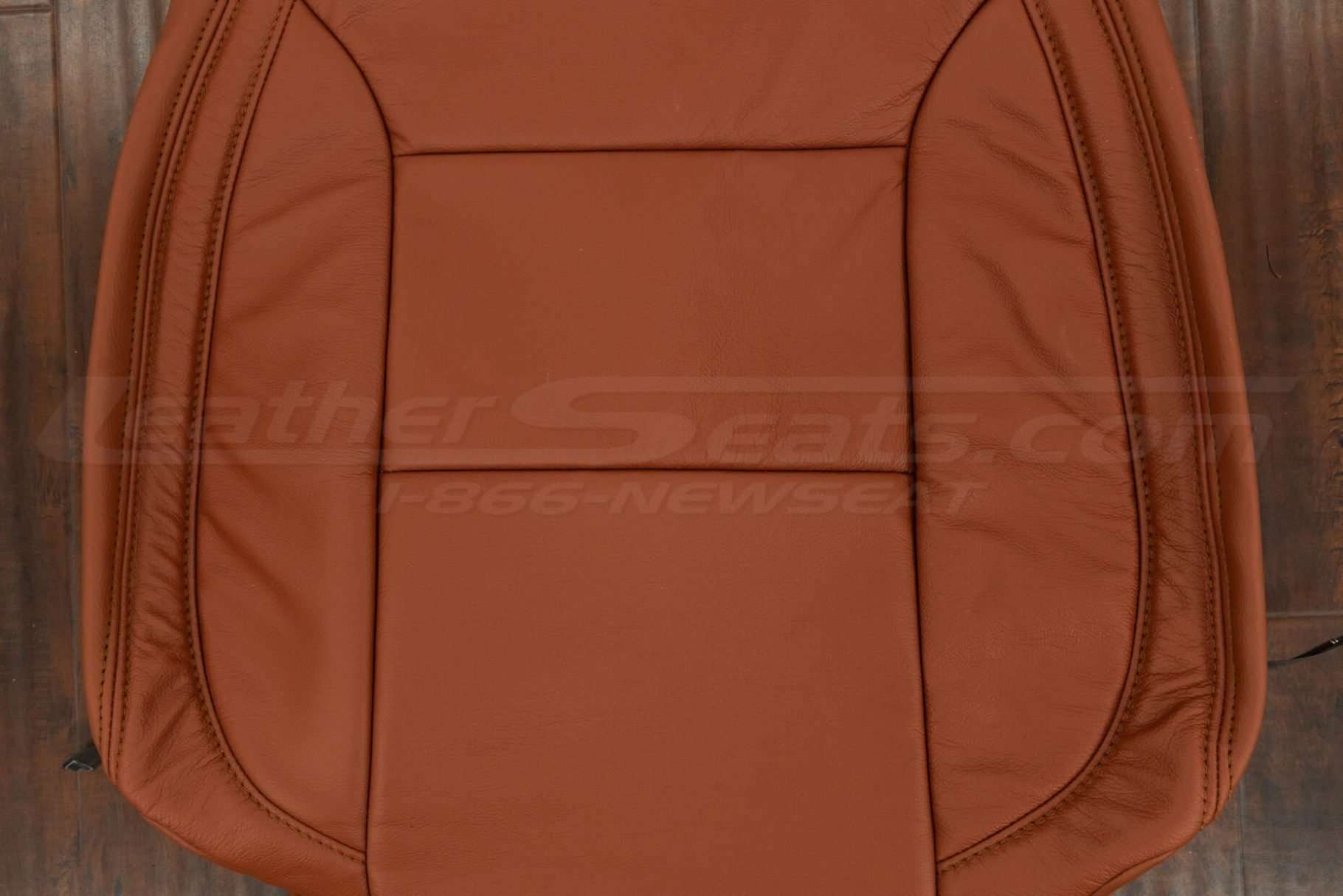 Insert section of backrest upholstery