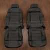 Jeep Wrangler JK Leather Seat Kit - Black & Piazza Yellow - Front seat upholstery