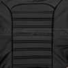 Perforated insert section of backrest