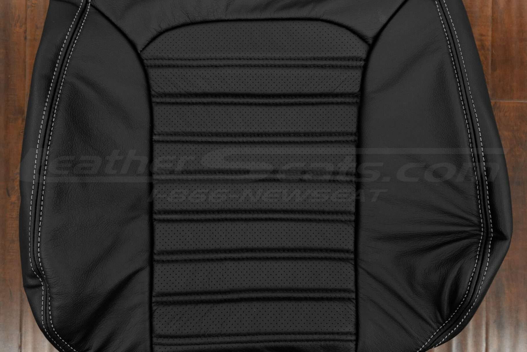 Perforated insert section of backrest