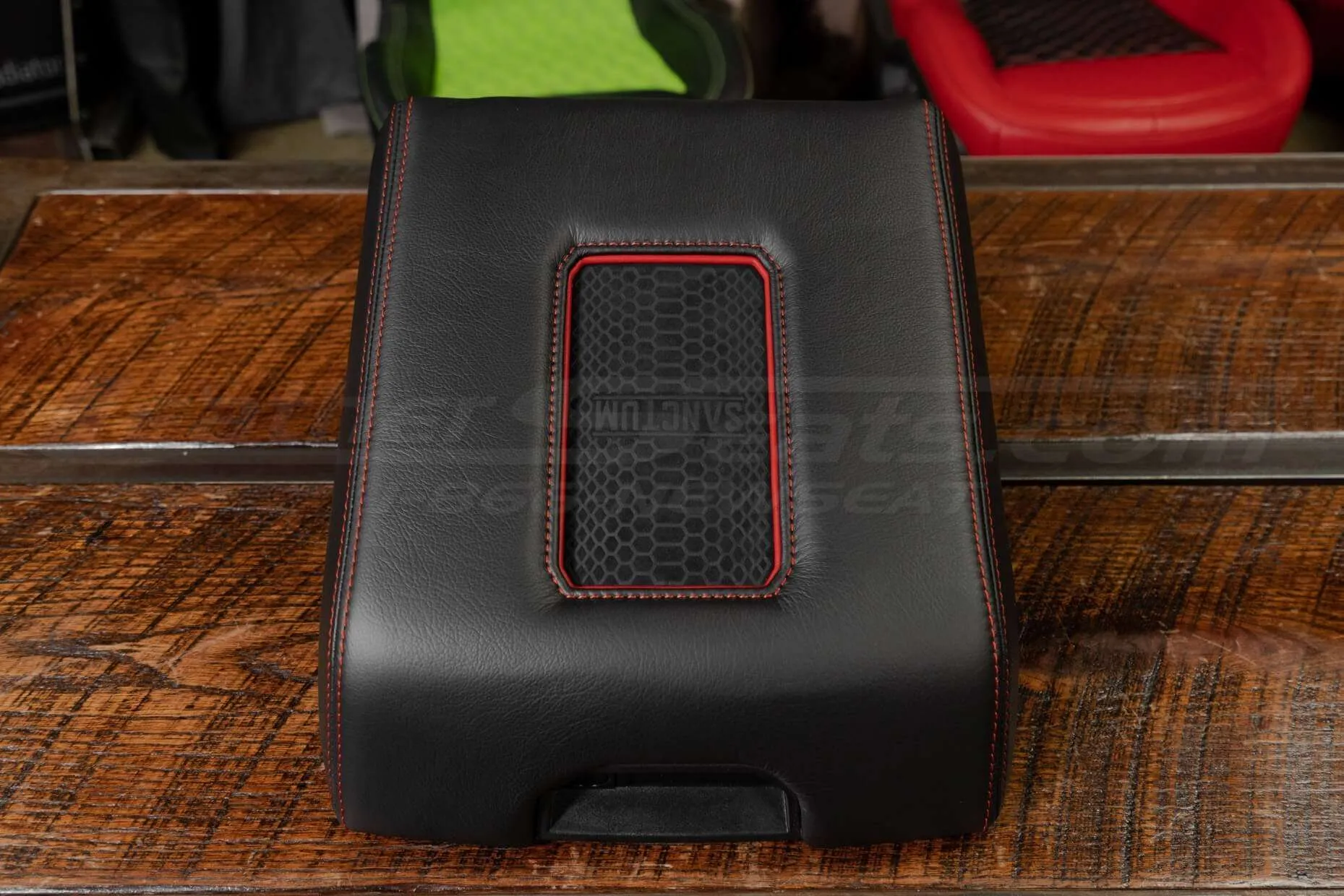 2015-2020 Ford F-150 Leather console lid cover with wireless phone charging