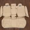 Volvo XC60 Leather Seat Kit - Vanilla - Rear seat uphosltery w/ armrest and bolsters