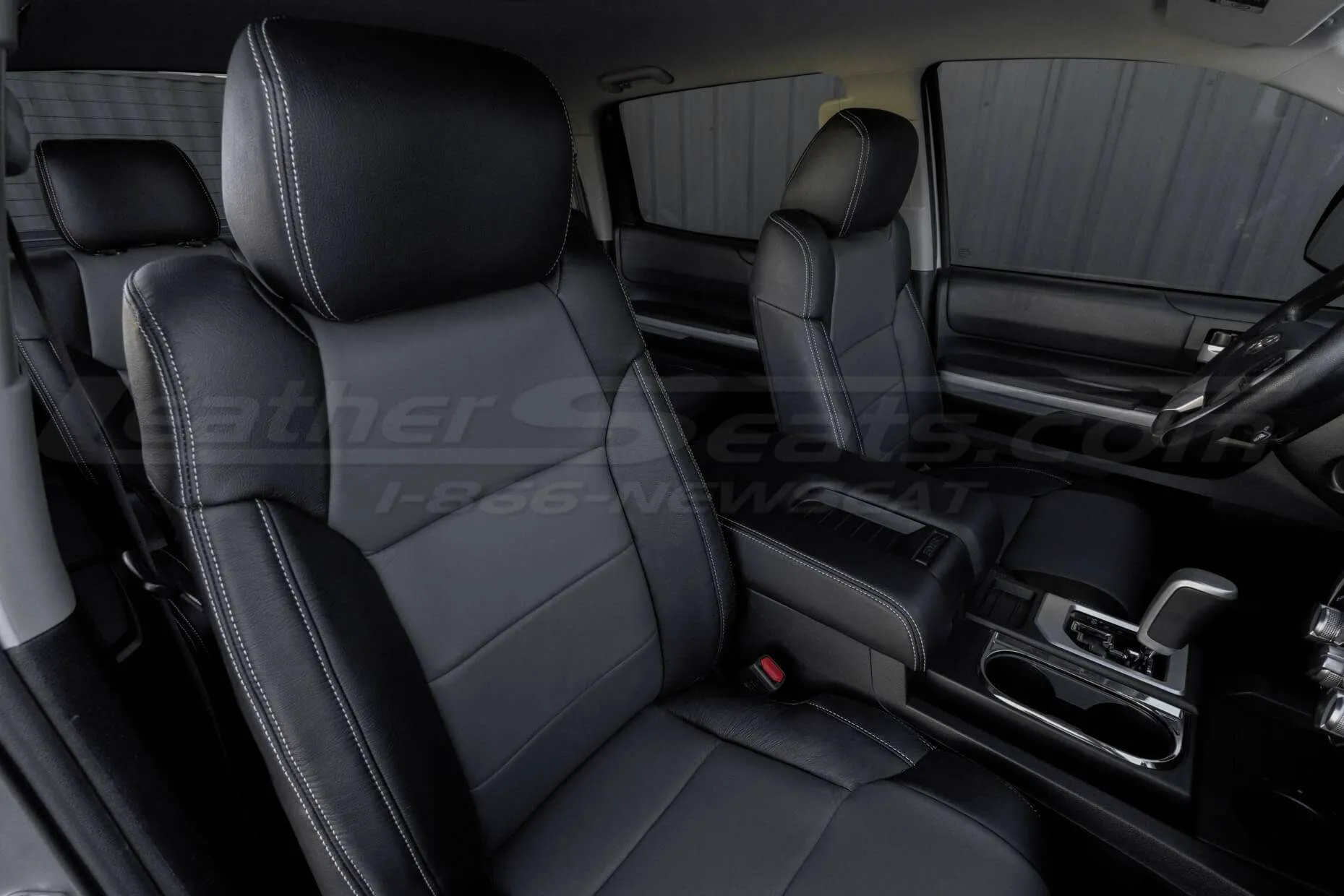Front backrest section & headrest of front passenger seat