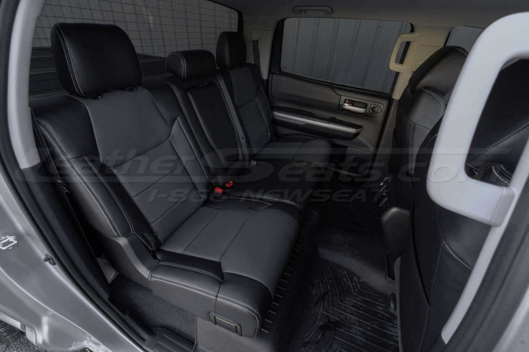 Two-Tone Body in Black Charcoal Rear leather seats - Toyota Tundra