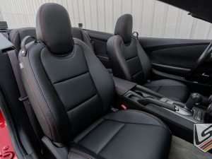 Front backrest section of passenger seat