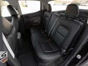 Custom Black leather seats for Chevy Coorado - Rear seats from driver's side