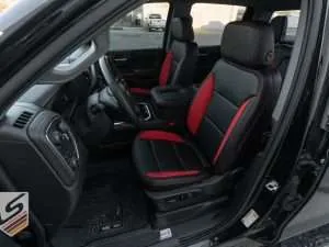 Custom Leather Chevy Silverado Interior - FrontDrivers seat
