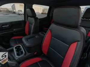 Front backrest up of 2019+ Chevy Silverado - Gallery Image