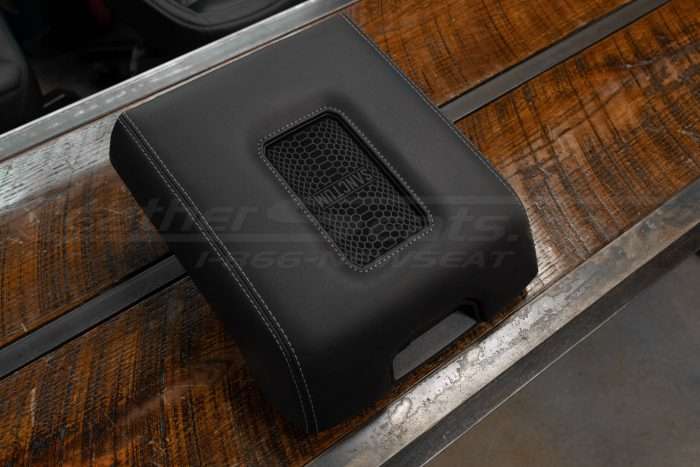 Alternate view of QI Phone Charging Console for Ford Raptor