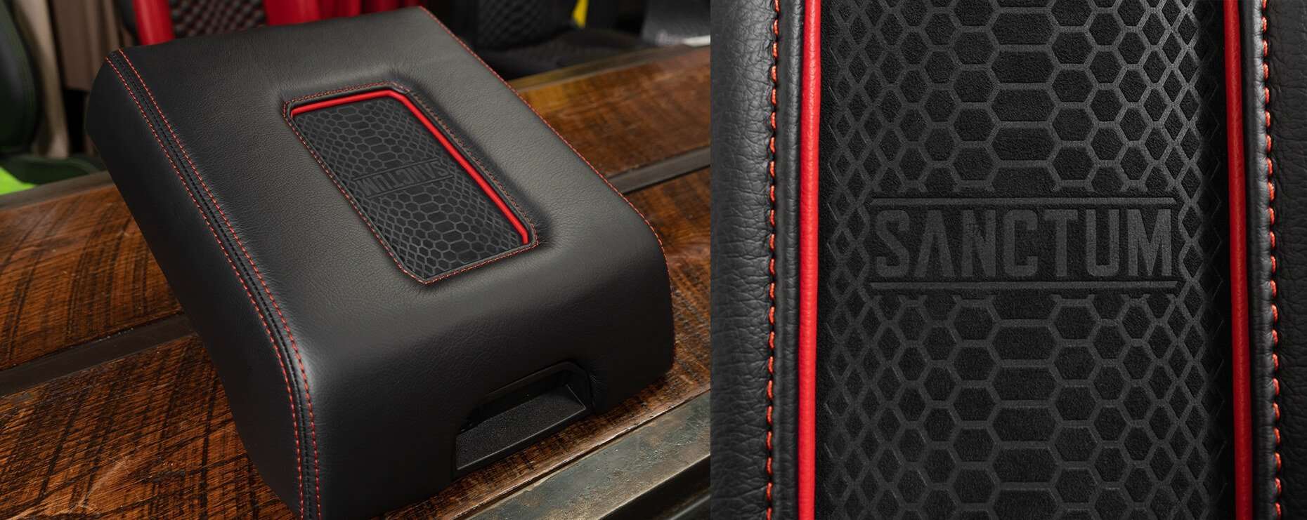 Optional Sanctum Wireless Charging Console for Ford Raptor - Gallery Package Image