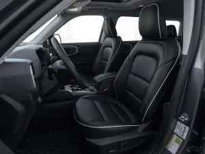 2021-2022 Ford Bronco Sport with Black leather seats and White Piping