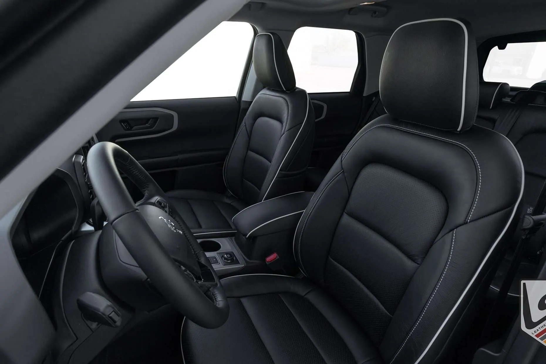 Front backrest section with Perforated Combo - Front Driver seat
