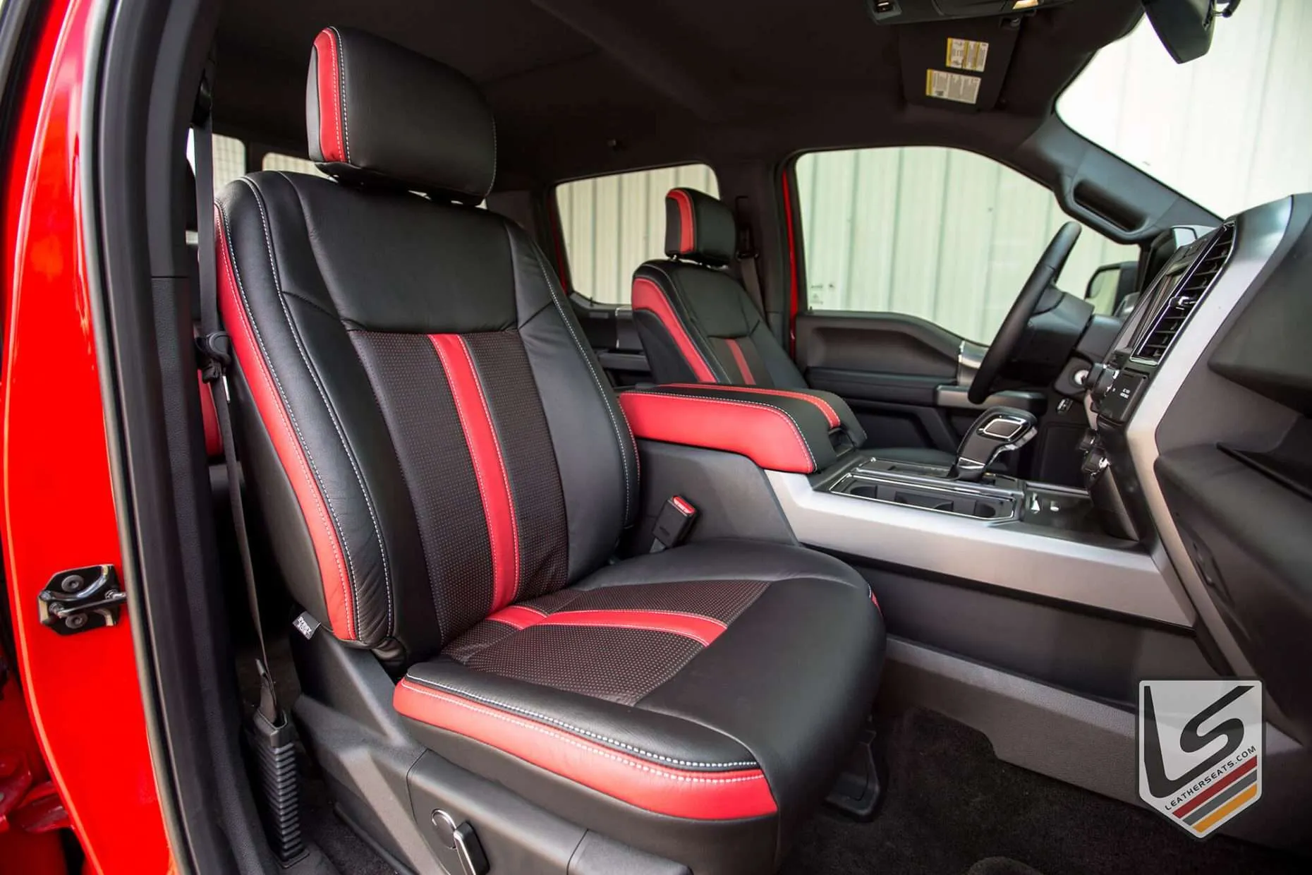 2015-2020 Ford F-150 with custom leatherseats.com interior - Front passenger seat